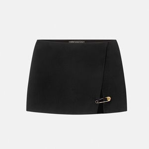BRAND NEW VERSACE Safety Pin Accent Mini Skirt